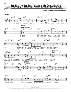 Here, There And Everywhere [Jazz version] von The Beatles (Download) 