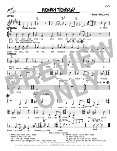 Honky Tonkin' von Hank Williams (Download) 