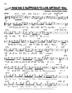 How Am I Supposed To Live Without You von Michael Bolton (Download) 