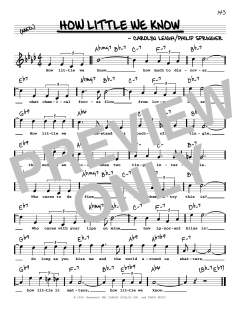 How Little We Know von Frank Sinatra (Download) 