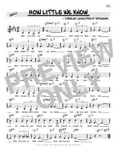 How Little We Know von Frank Sinatra (Download) 