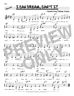I Can Dream, Can't I? von Sammy Fain (Download) 
