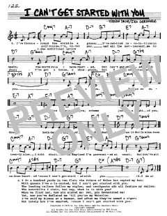 I Can't Get Started With You von Ira Gershwin (Download) 