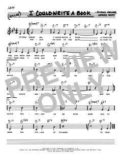 I Could Write A Book von Richard Rodgers (Download) 