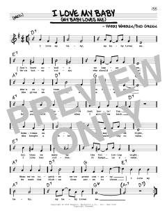 I Love My Baby von Bud Green (Download) 