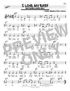 I Love My Baby von Bud Green (Download) 