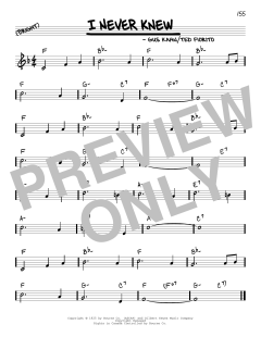 I Never Knew von Gus Kahn (Download) 