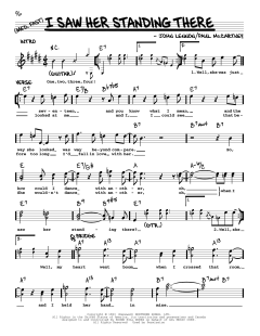 I Saw Her Standing There [Jazz version] von The Beatles (Download) 