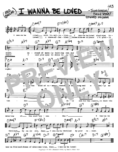 I Wanna Be Loved von Billy Rose (Download) 