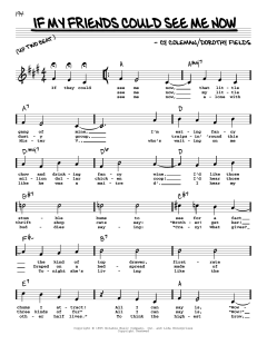 If My Friends Could See Me Now von Cy Coleman (Download) 