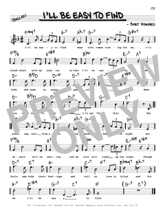 I'll Be Easy To Find (Download) 