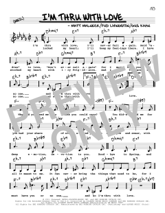 I'm Thru With Love von Gus Kahn (Download) 