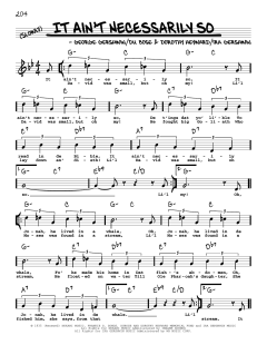 It Ain't Necessarily So von Ira Gershwin (Download) 