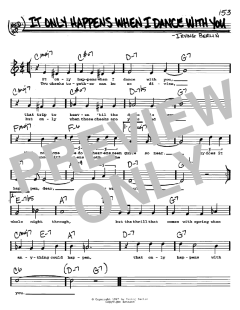 It Only Happens When I Dance With You von Irving Berlin (Download) 
