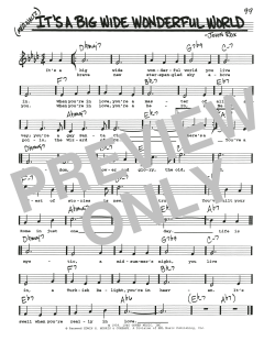 It's A Big Wide Wonderful World von John Rox (Download) 