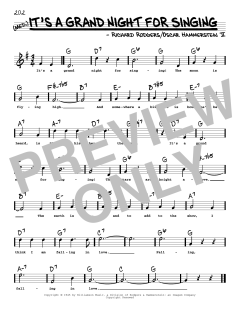 It's A Grand Night For Singing von Richard Rodgers (Download) 