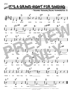 It's A Grand Night For Singing von Richard Rodgers (Download) 