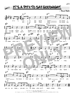It's A Pity To Say Goodnight von Ella Fitzgerald (Download) 