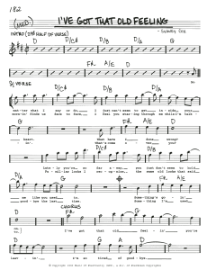 I've Got That Old Feeling (Download) 
