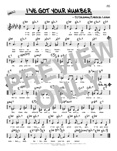 I've Got Your Number von Carolyn Leigh (Download) 