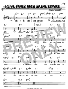 I've Never Been In Love Before von Frank Loesser (Download) 