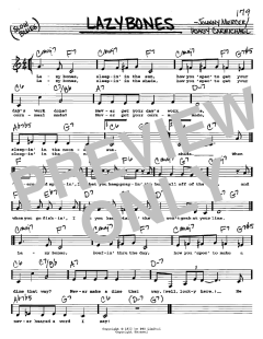 Lazybones von Hoagy Carmichael (Download) 