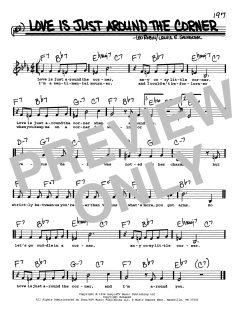 Love Is Just Around The Corner von Leo Robin (Download) 
