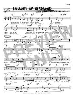 Lullaby Of Birdland von George Shearing (Download) 