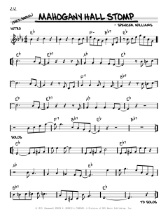 Mahogany Hall Stomp von Spencer Williams (Download) 