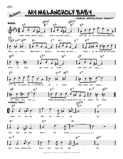 My Melancholy Baby von George A. Norton (Download) 