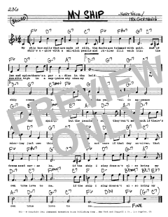 My Ship von Kurt Weill (Download) 