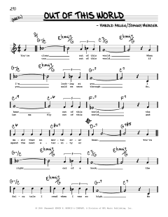 Out Of This World von Harold Arlen (Download) 