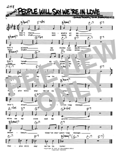 People Will Say We're In Love von Richard Rodgers (Download) 