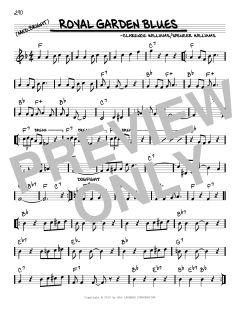 Royal Garden Blues von Spencer Williams (Download) 