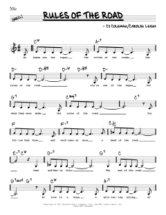 Rules Of The Road von Carolyn Leigh (Download) 