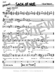 Sack Of Woe von Cannonball Adderley (Download) 