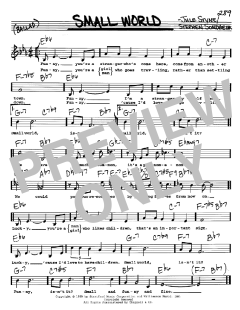 Small World von Stephen Sondheim (Download) 