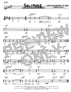 Solitude von Duke Ellington (Download) 