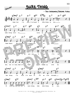 Sure Thing von Jerome Kern (Download) 
