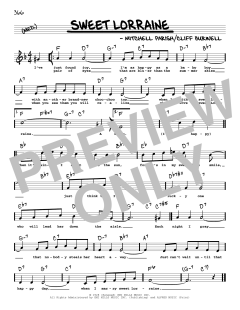 Sweet Lorraine von Mitchell Parish (Download) 