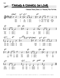 Taking A Chance On Love von Ted Fetter (Download) 