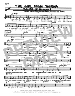 The Girl From Ipanema von Norman Gimbel (Download) 