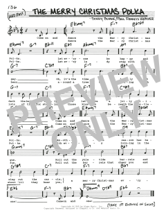 The Merry Christmas Polka von Paul Francis Webster (Download) 