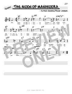 The Moon Of Manakoora von Frank Loesser (Download) 