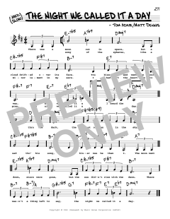 The Night We Called It A Day von Frank Sinatra (Download) 