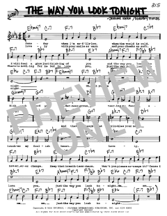 The Way You Look Tonight von Jerome Kern (Download) 