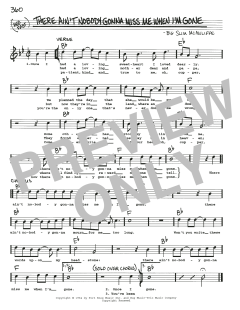 There Ain't Nobody Gonna Miss Me When I'm Gone (Download) 