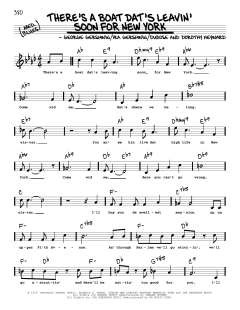 There's A Boat Dat's Leavin' Soon For New York von Ira Gershwin (Download) 
