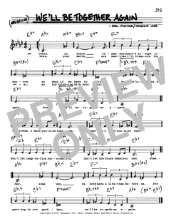 We'll Be Together Again von Carl Fischer (Download) 