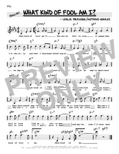 What Kind Of Fool Am I? von Anthony Newley (Download) 